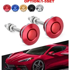 Push Button Release Car Quick Bonnet Pins Lock Hood Clip Latch Bumper Auto 2-20x