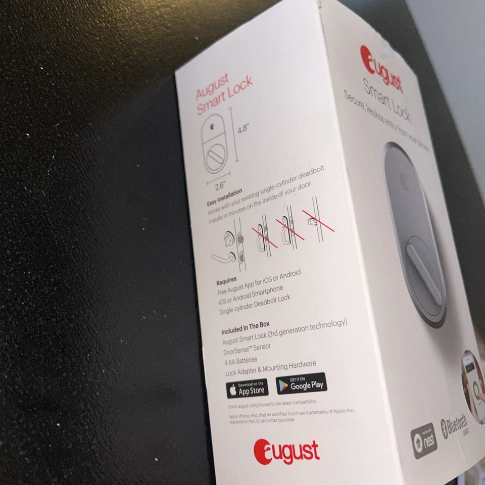 August Smart Lock entrada sin llave - plateado (AUG-SL04-M01-S04) Foto 2 de 4