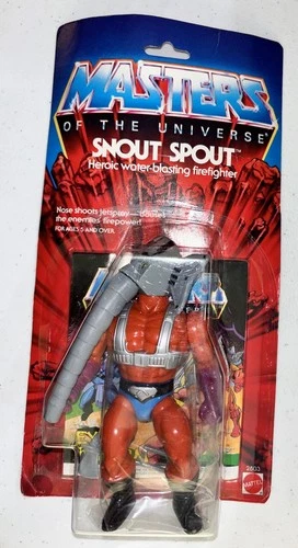 MOTU Vtg SNOUT SPOUT Masters of the Universe Sealed figure He-Man Original 80’s