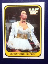 Card 76 SENSATIONAL SHERRI - Merlin WF wrestling 1991 sticker figurine ITA