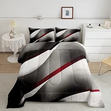  Abstract Comforter Modern Abstract Art Comforter Set for Boys Queen Multi 21