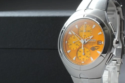 Rare Vintage 【EXC+5/N Batt,Box】SEIKO WIRED 7T92-0TB0 BEAMS Limited Edition JAPAN