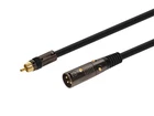 Monoprice 1.5ft Premier Series XLR Male to RCA Male Cable, 16AWG (Gold Plated)