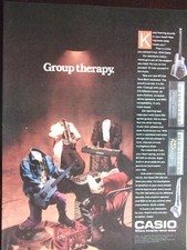 Tastiere Casio MT-240 e MT-520 1988 pubblicità musicisti senza testa e senza mani