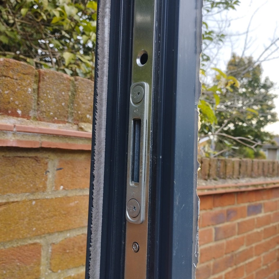 exterior external Anthracite Grey aluminium Bifold / Bi Folding Doors