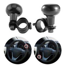 2PCS/Set Car Truck Steering Wheel Aid Handle Assister Spinner Knob Ball ABS UK