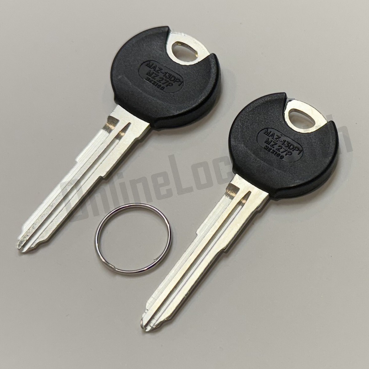 まいきー New Pair of Uncut Replacement Keys For Mazda Vehicles - MZ27