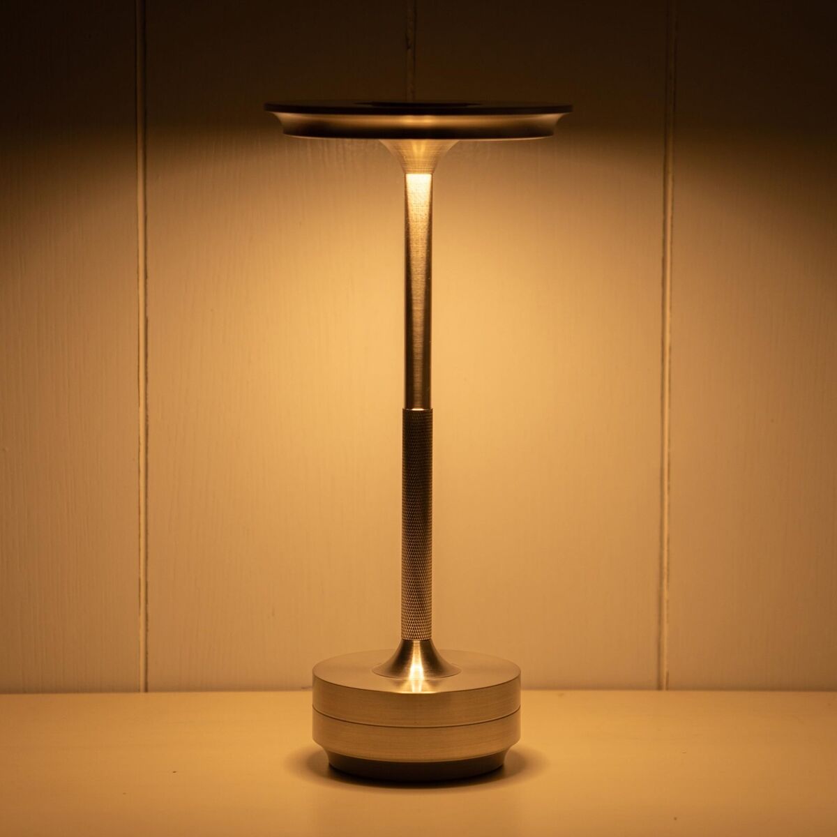 Ambientec LED Table Lamp Turn Aluminium Black Brass Ambientec LED Table Lamp Turn Aluminium Black Brass