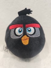 ANGRY BIRDS 4" Plush Black Bomb Bird 2020/2021 Burger King Kids Club Unwrapped