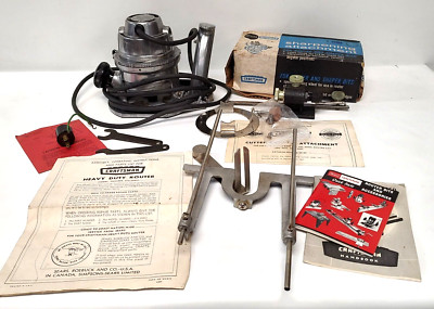 25031 Router Insert Vintage 1965 Sears Craftsman 315.25031 1 HP Router w/Cutter Grinding ...