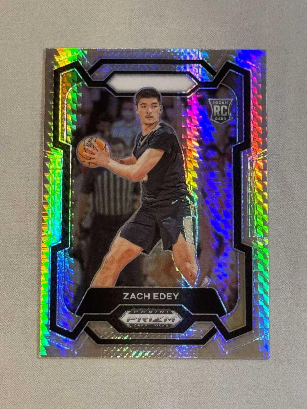 2024 Panini Prizm Draft Picks Hyper Zach Edey Rookie RC #1 Purdue