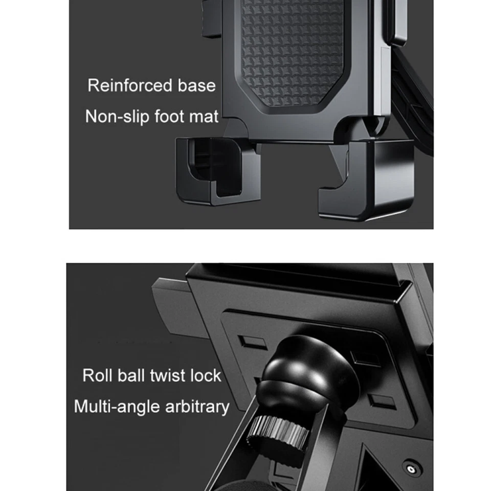 Motorcycle ATV Handlebar Phone Mount Holder Bicycle Bike Bracket for Cellphone - Image 4 of 4