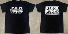 Floorpunch - NJ Straight Edge Hardcore Short Sleeve Black All Size Shirt FF83