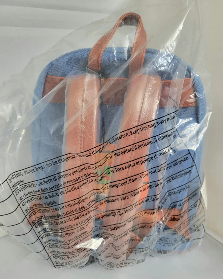 Mini Mochila Space Jam Denim Monstars Cakeworthy Aliens Años 90 Looney Tunes NUEVA Foto 3 de 4