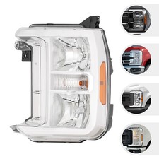 Halogen Headlight Headlamp Left Driver Side For 2023-2025 Ford F250350450550 Halogen Headlight Headlamp Left Driver Side For 2023-2025 Ford F250350450550