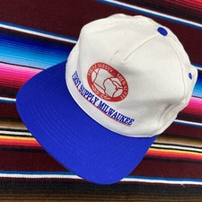 Vtg First Supply Milwaukee Snapback Adult Hat Baseball Trucker Dad Cap San Sun