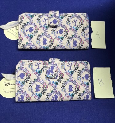 2024 Disney Vera Bradley Beauty and the Beast RFID Finley Wallet PICK 
