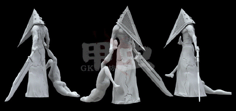 Pyramid Head Silent Hill Action Figure Impressão 3D