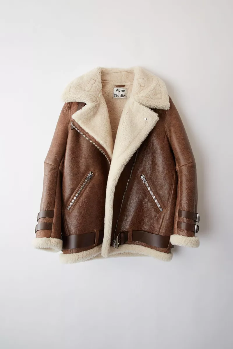Acne studios cheap shearling aviator jacket