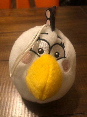 McDonald’s Angry Birds White Bird Matilda Plush Happy Meal 2015 Rare Toy 