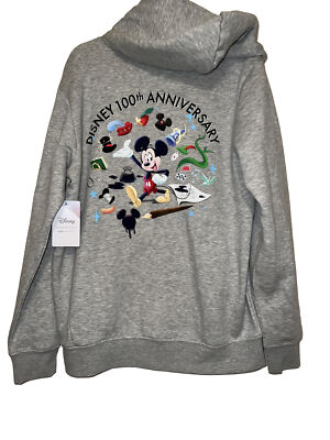 NWT Disney Our Universe 100 Years Of Wonder Mickey Mouse Hooded Jacket Size M
