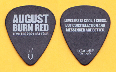 August Burns Red Leveler Gitarrenplektrum Nr. 3 - 2021 10. Jubiläumstour