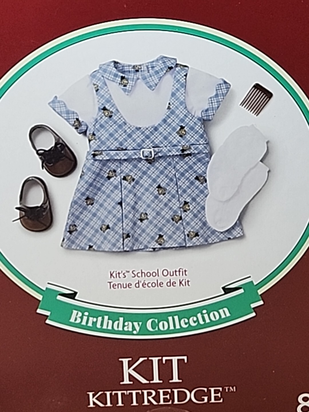 American Girl Kit Kittredge Birthday Collection Pajamas Dog Grace eBay