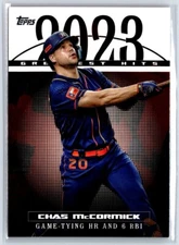 Chas McCormick 2024 Topps Series 1 2023 Greatest Hits 23GH-7 Astros