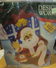 Design Works Christmas Felt Stocking Kit SANTA'S LIST -NEW