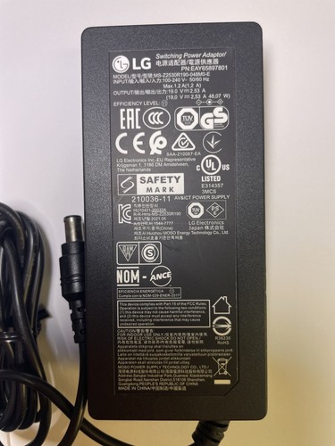 Repuesto para adaptador de CA LG PA-1480-11 EAY63849306 de 19V 2.53A - Imagen 2 de 7