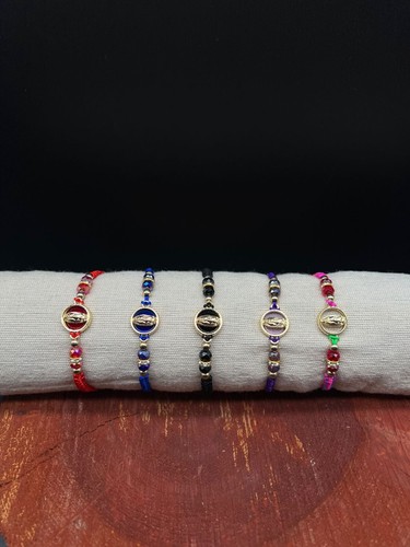 Bracciali annodati Nostra Signora di Guadalupe regolabili religiosi - Foto 14 di 14