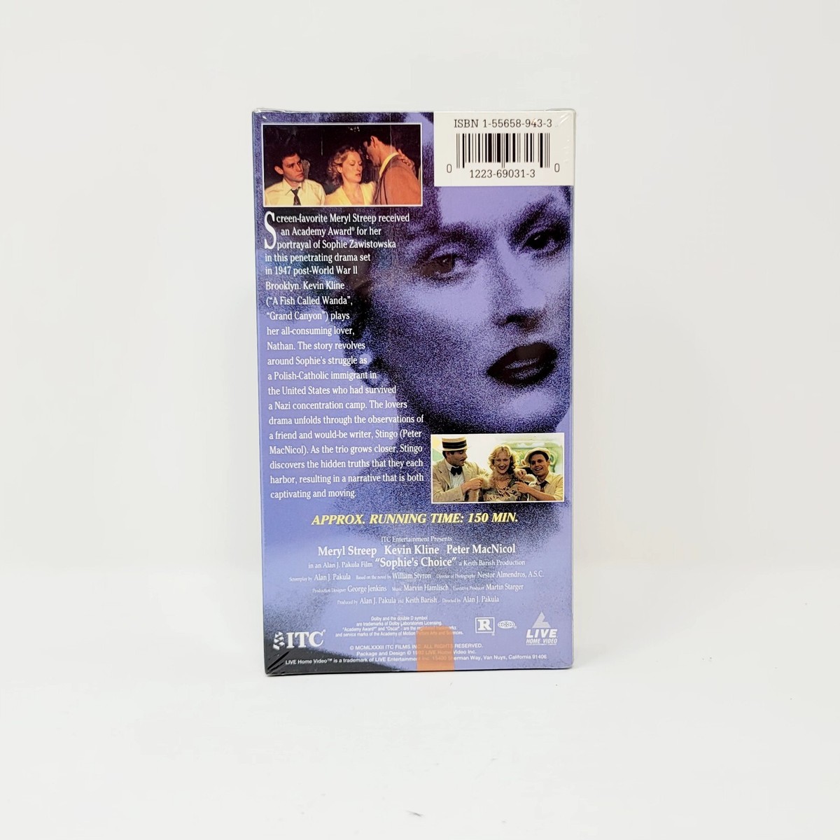 NIB Sealed Sophies Choice VHS 1992 Live M3 12236903130| eBay