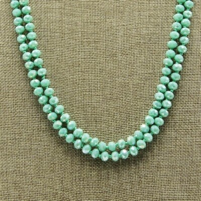 MINT 30 60IN SINGLE WRAP BEADED NECKLACE