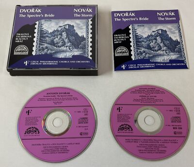 CD ~ Jaroslav Krombholc DVORAK-Spectre's Bride, NOVAK-The Storm ~case has cracks