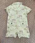 Janie And Jack Baby Boy Layette 3-6 Months Monkeys / Safari Short Sleeved Romper — photo 4