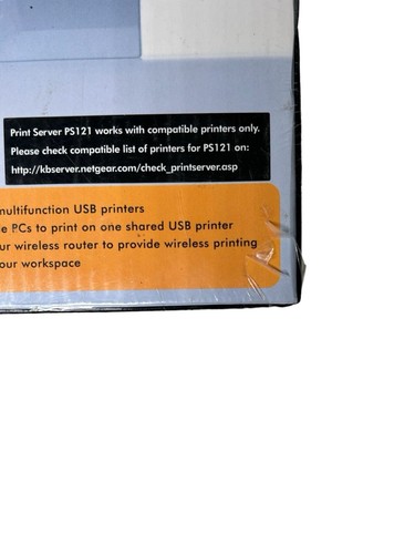 Netgear USB Multifunction Print Server PS121 - Sealed! - Picture 7 of 10