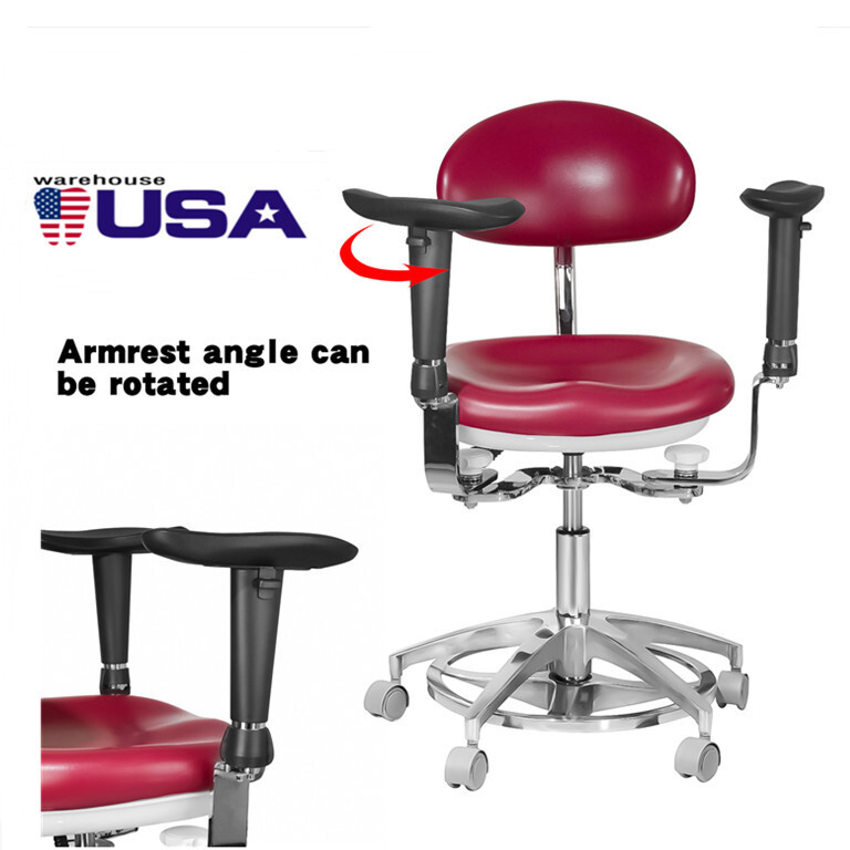 Adjustable Dental Medical Mobile Chair Ergonomic Microscope Chair