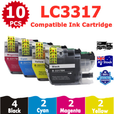 Bubprint 4 Cartucce d'inchiostro compatibili per Brother LC-3219XL per MFC-J5330DW MFC-J5335DW MFC-J5730DW MFC-J5930DW MFC-J6530DW MFC-J6535DW MFC-J6930DW MFC-J6935DW