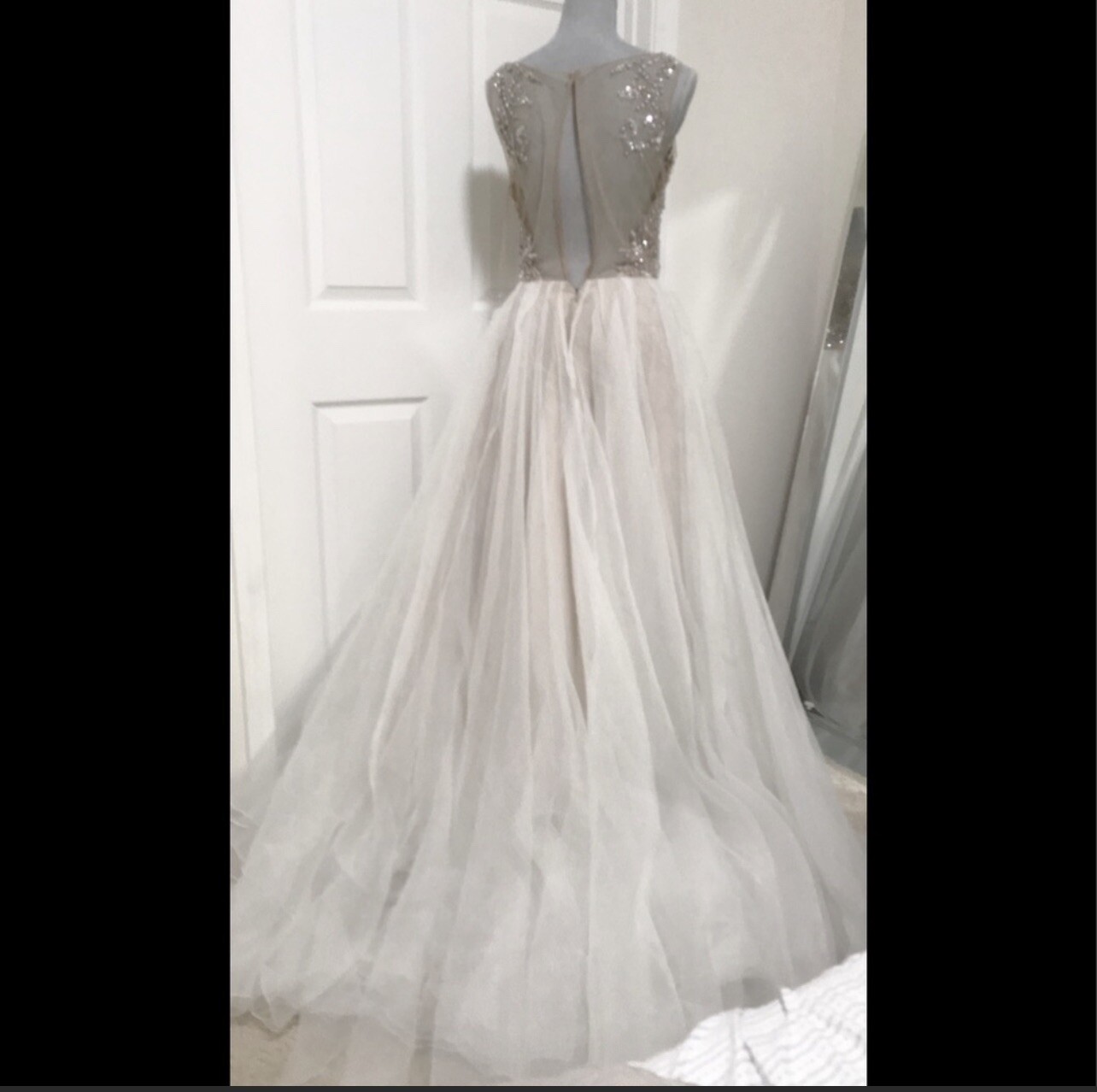 hayley paige kenny organza a line wedding gown si… - image 6