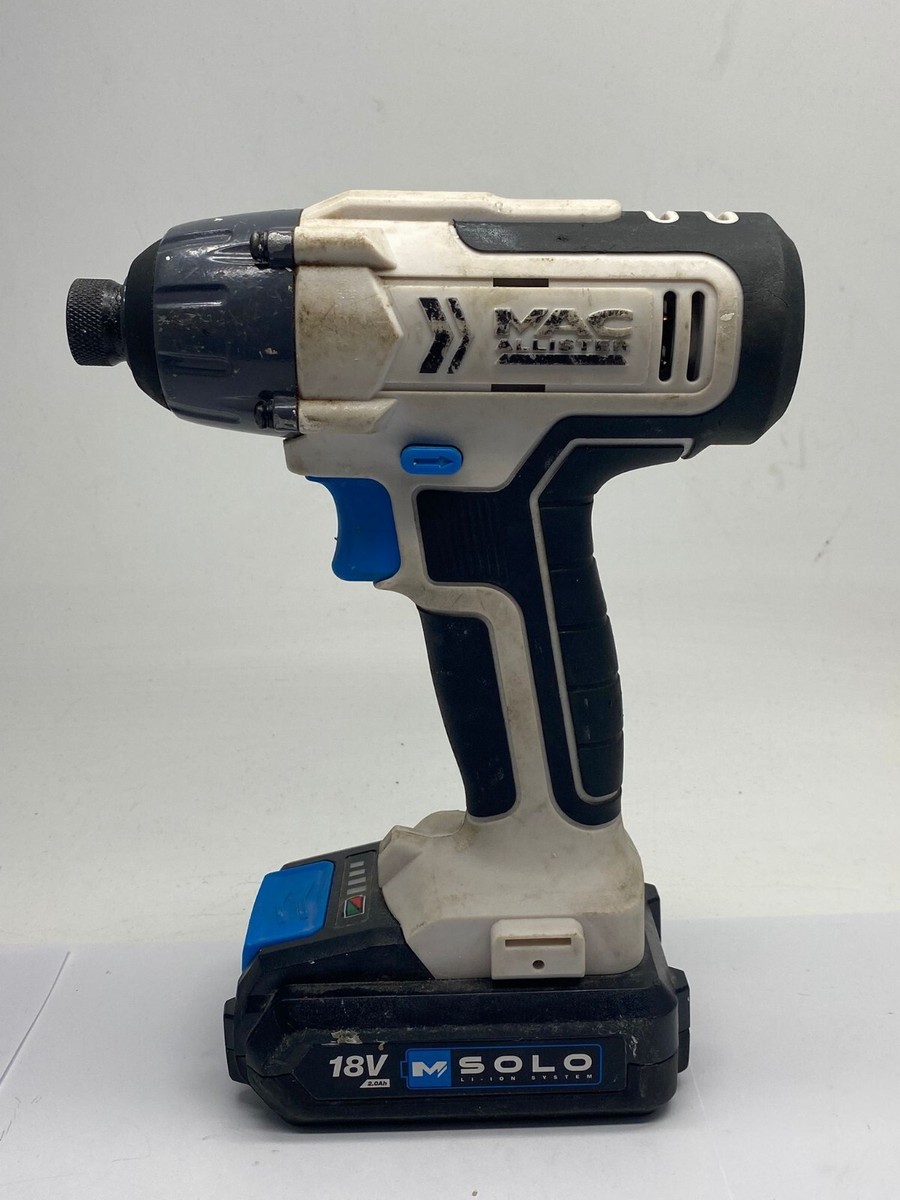 Impact Driver Macallister Drill Battery Mac Allister Impact Driver
