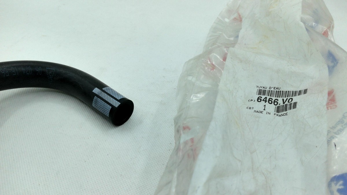 New OEM Peugeot 206 heater hose 6466v0 - HFZ/HFX/HFY 1.1L KFX/KFW