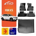 Boot Liner Floor Mats Carpet Set for BMW X5 F15 X5M F85 2013-2018 Trunk Cargo