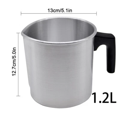 UK Heat-Resistant Wax Melting Pot - DIY Candle/Soap/Chocolate Pouring Jug 500ml - Image 1 of 4