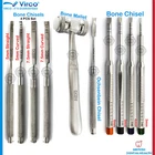 Dental Implant Bone Chisels, Mallet Bone Spreading Chisels, Ochsenbein Chisels