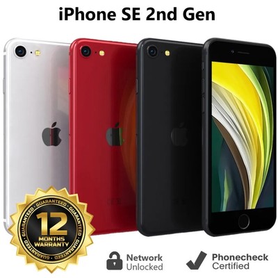 Apple iPhone SE 2nd Gen - 256GB - Fully Unlocked - VERY GOOD 