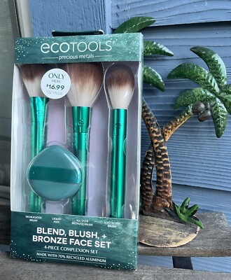 EcoTools Blend, Blush, + Bronze Face Set 4 - Piece Complexion Set