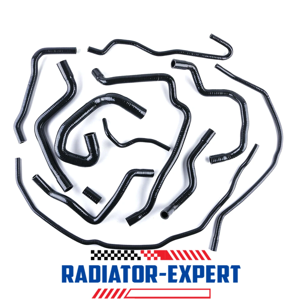 Manguera de radiador de silicona para Ford Focus Duratec MZR 1,8 L 2,0 L DOHC 2000-2016 12 piezas Foto 4 de 4