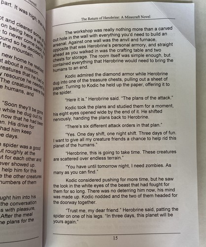 The Return Of Herobrine: A Minecraft Novel By Minecraft Books Paperback - Picture 9 of 10