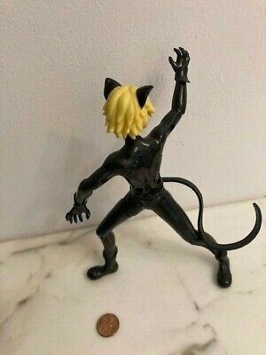 Cat Noir 7 Bandai Zag Heroes Miraculous ladybug 360 Spin Action moving  figure