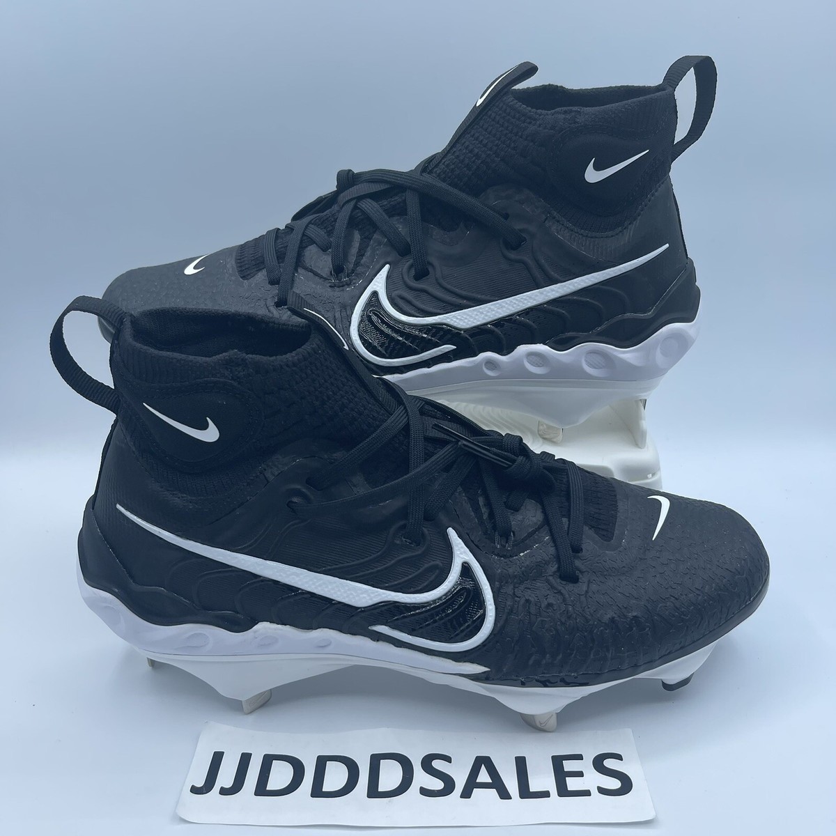 Nike Alpha Huarache NXT Black White Baseball Cleats Men\'s Size 7.5 DJ6517-001 Nike Alpha Huarache NXT Black White Baseball Cleats DJ6517  main image 4